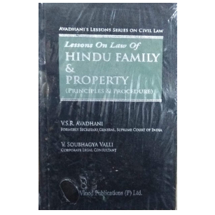 Lesson On Law Of Hindu Family & Property: Principle And Procedure [Edition 2020-2021]